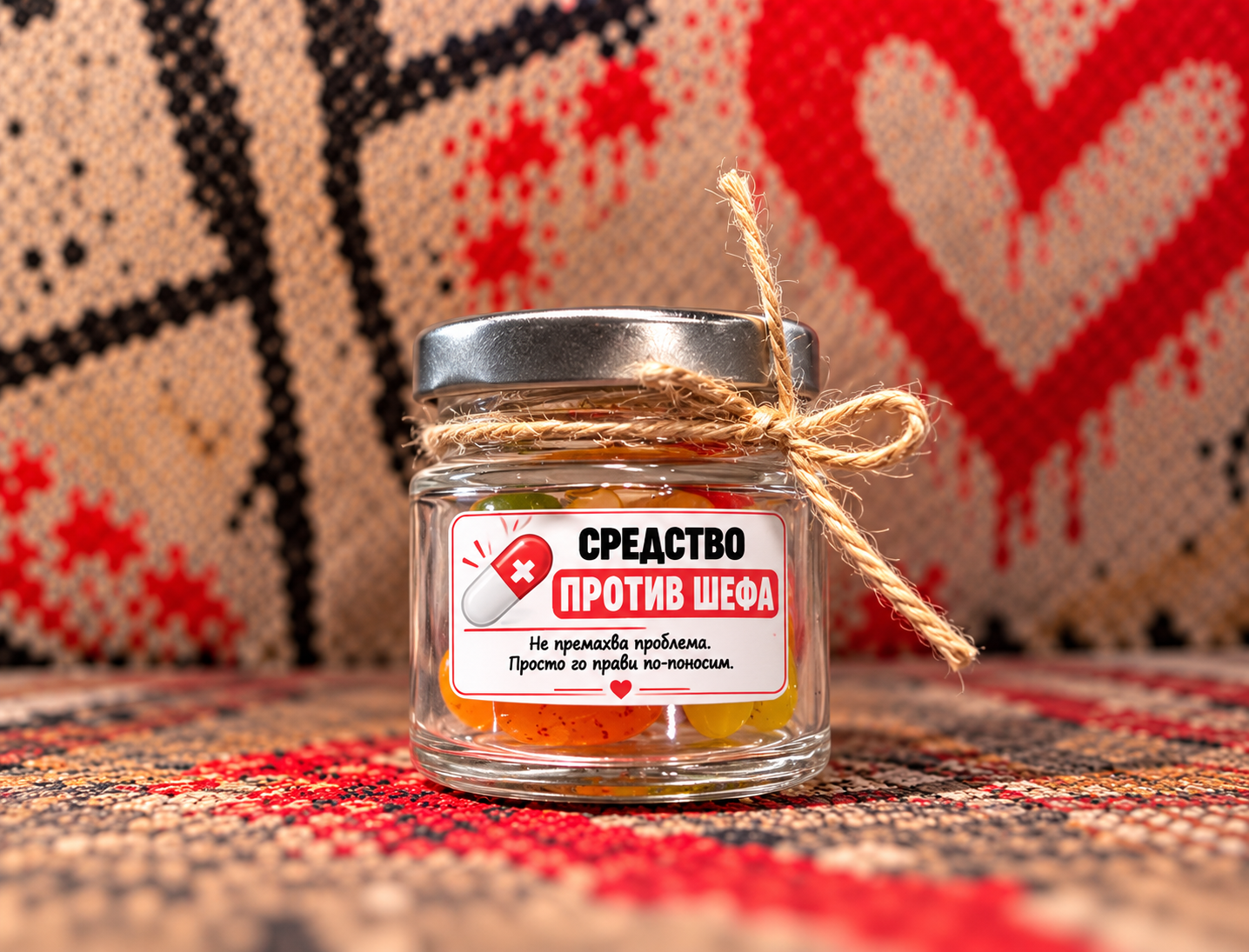 Бурканче ,,Средство против шефа"