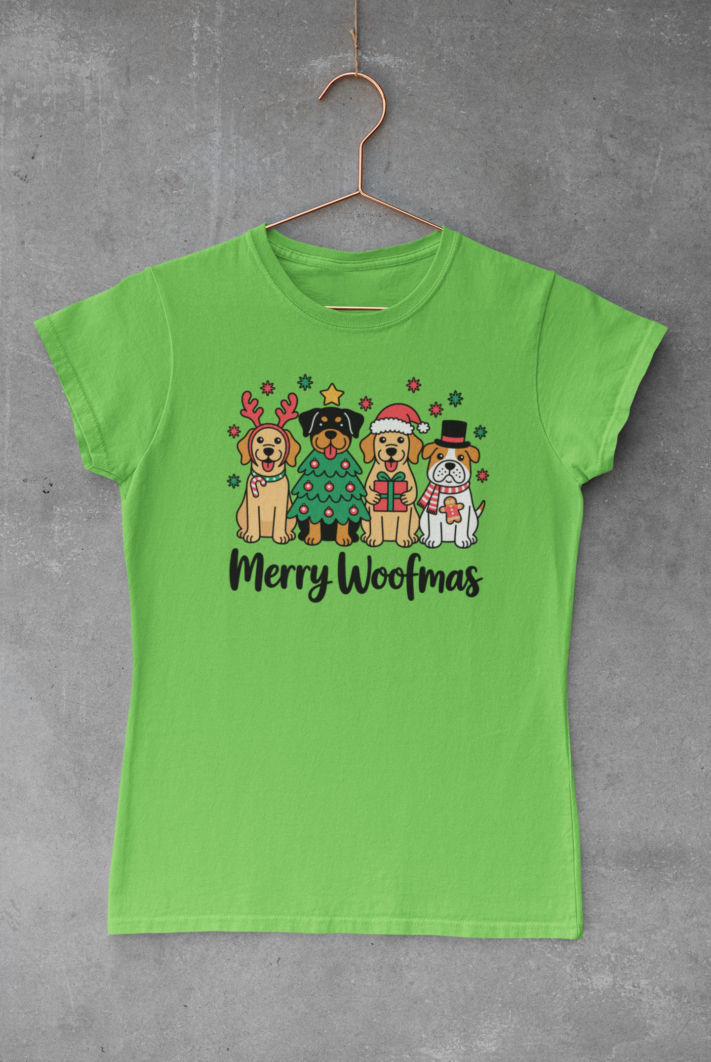 Тениска Merry Woofmas - Image 4