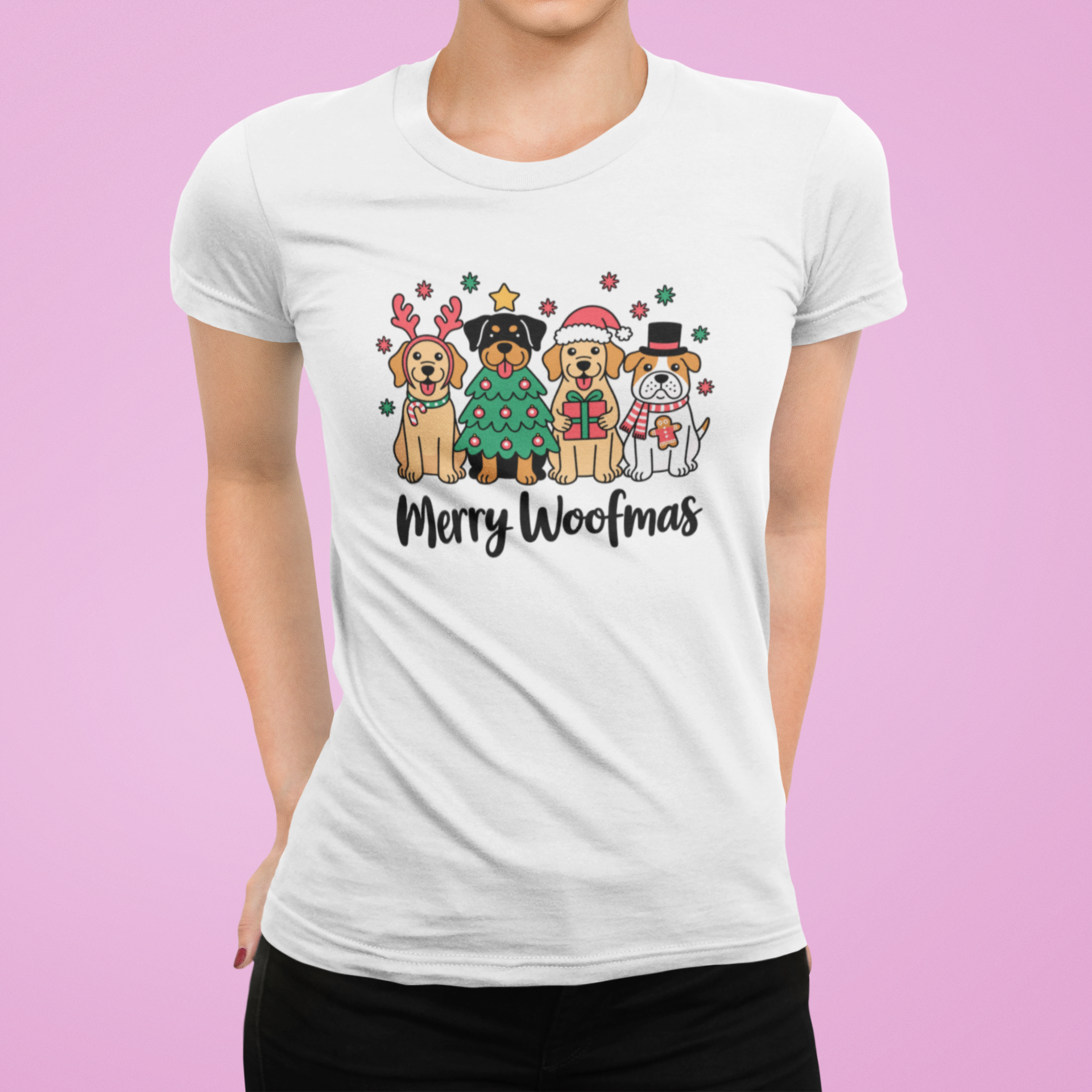Тениска Merry Woofmas - Image 5