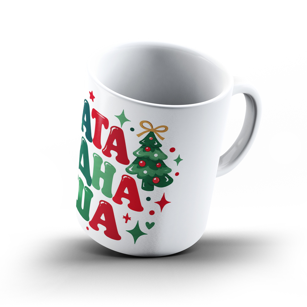 Коледна керамична чаша „Неговата Коледна чаша“ - Image 3